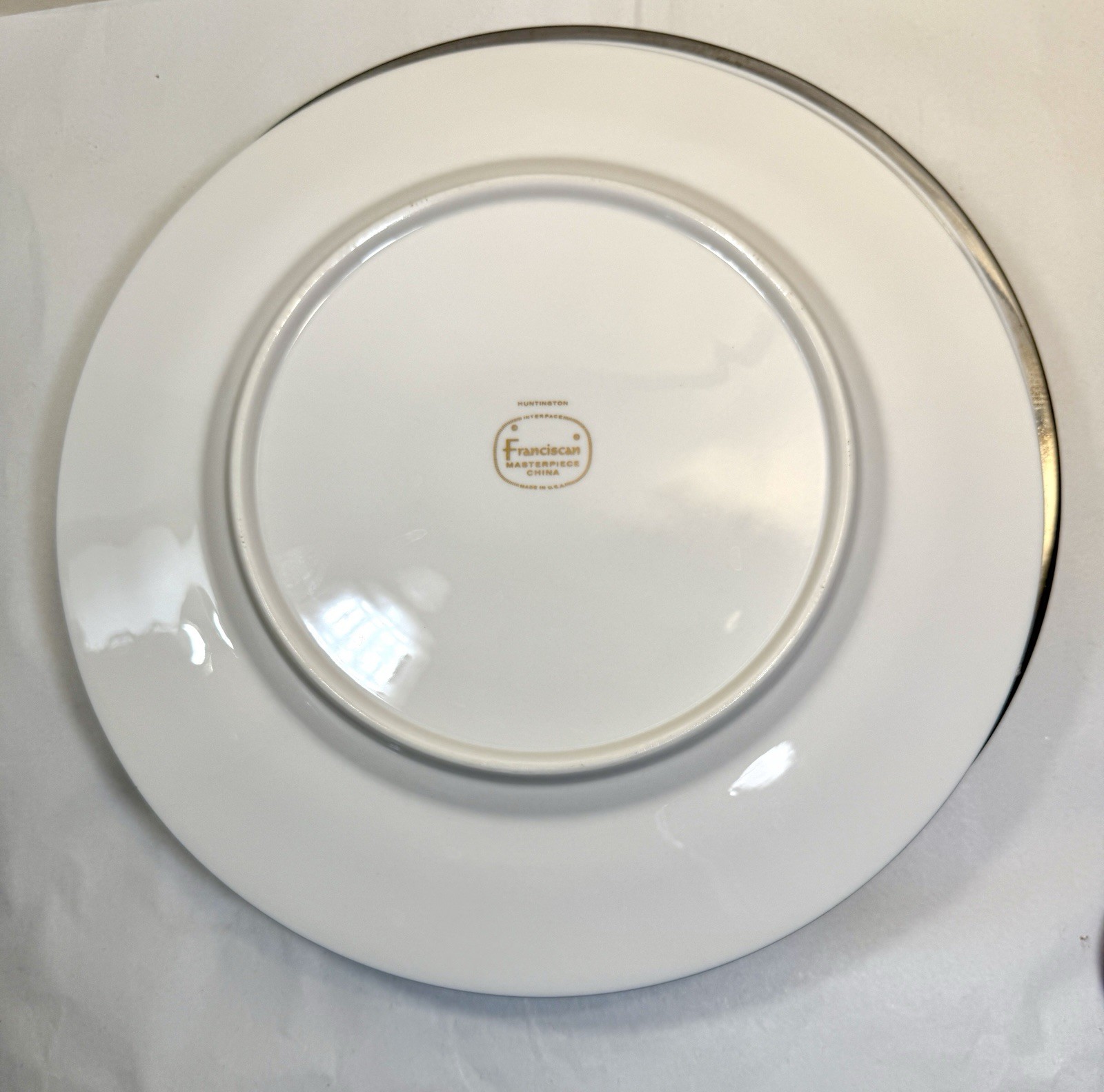 Franciscan Huntington 10-5/8" Dinner Plates Set Of 5 - Image 6