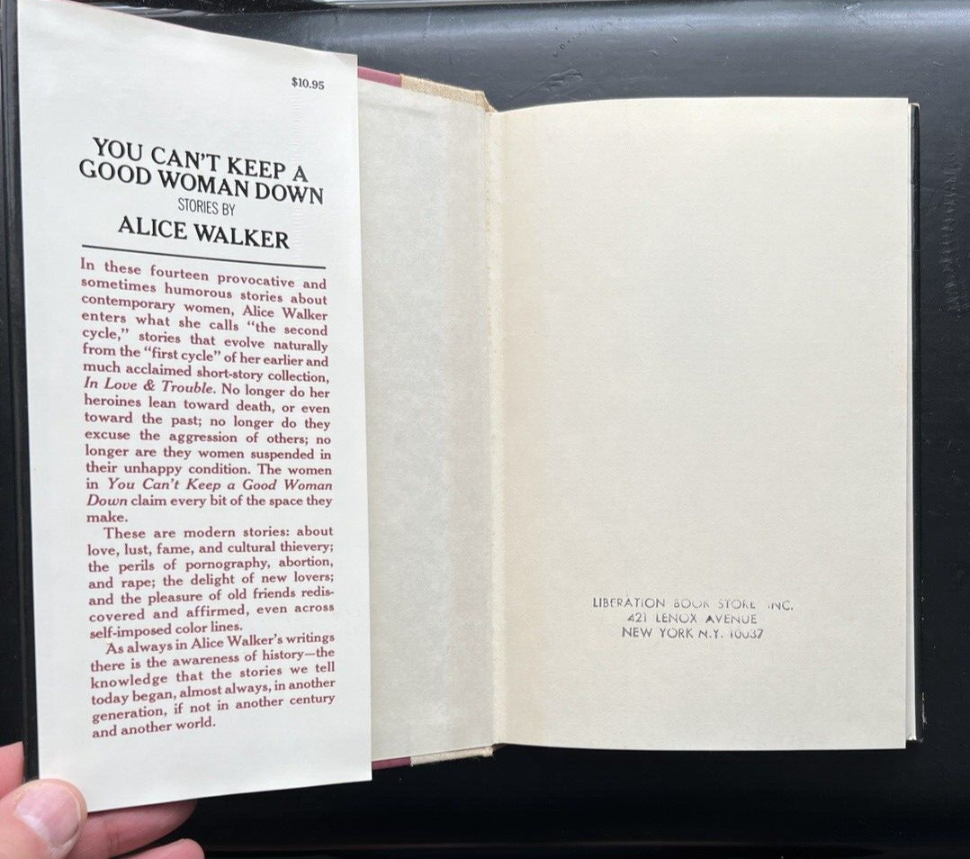 You Can't Keep a Good Woman Down, by Alice Walker ( 1981, HCDJ, 1st edition) - Image 6