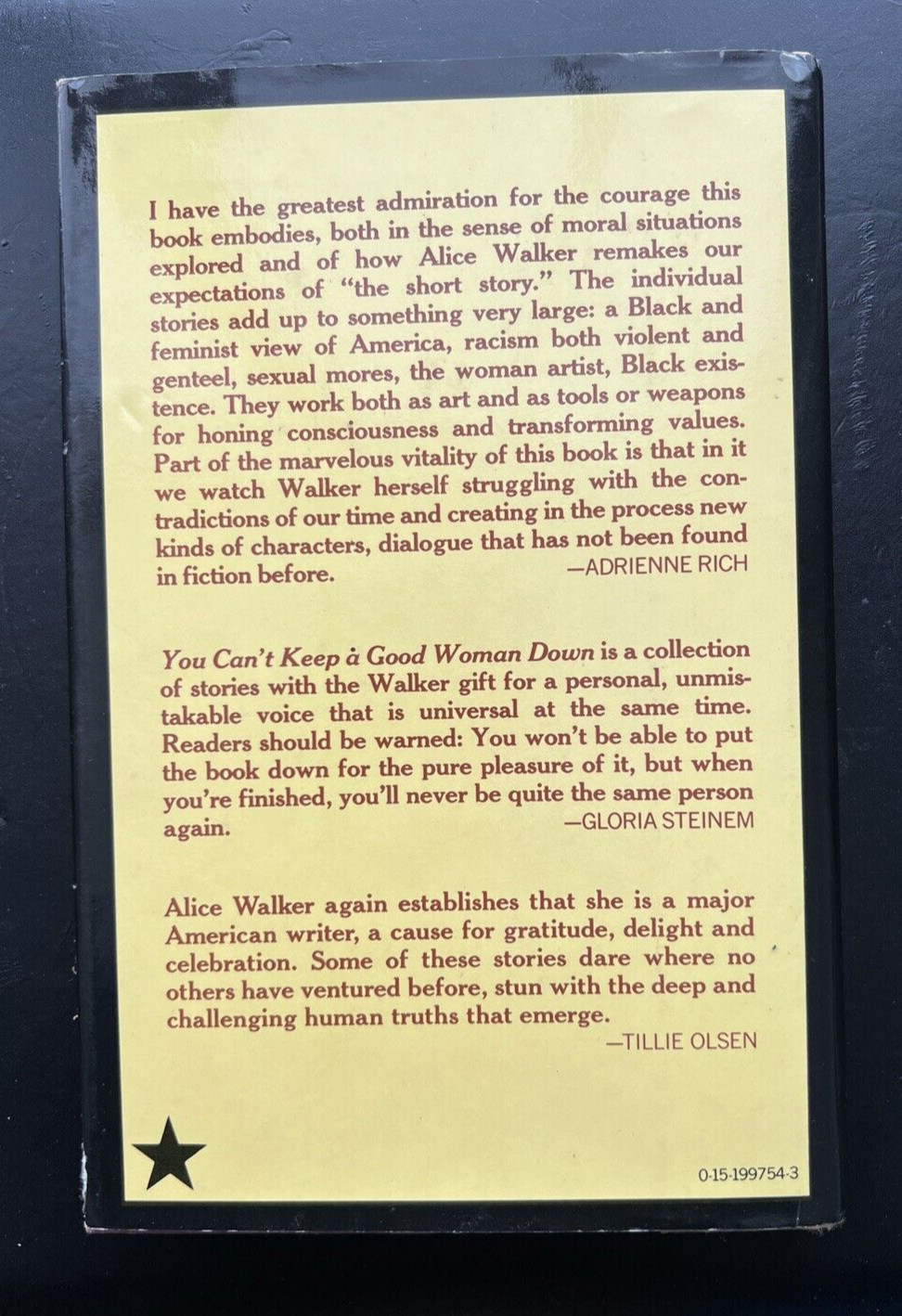 You Can't Keep a Good Woman Down, by Alice Walker ( 1981, HCDJ, 1st edition) - Image 7