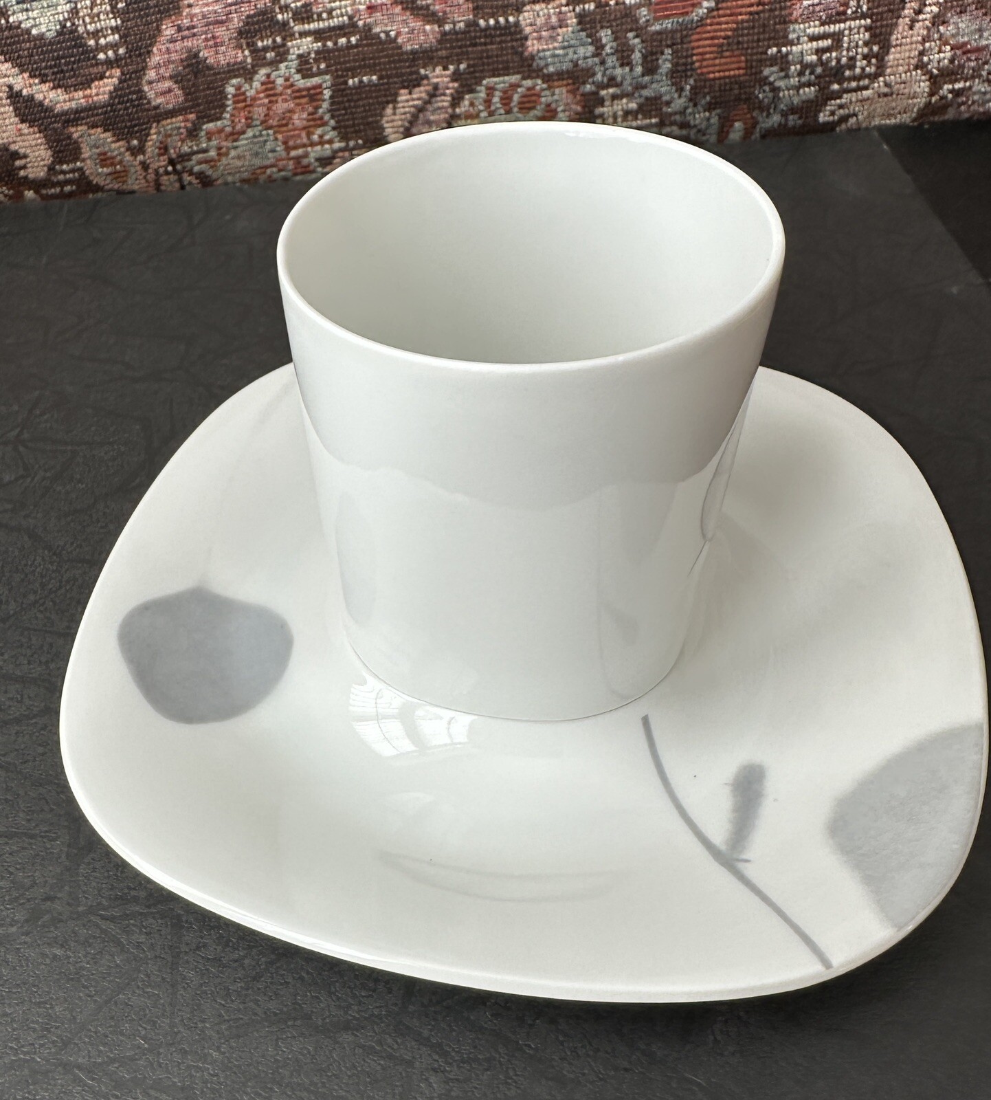 Five (5) Block Langenthal Switzerland Transition Shadows Cup /Saucers - UNUSED - Image 3