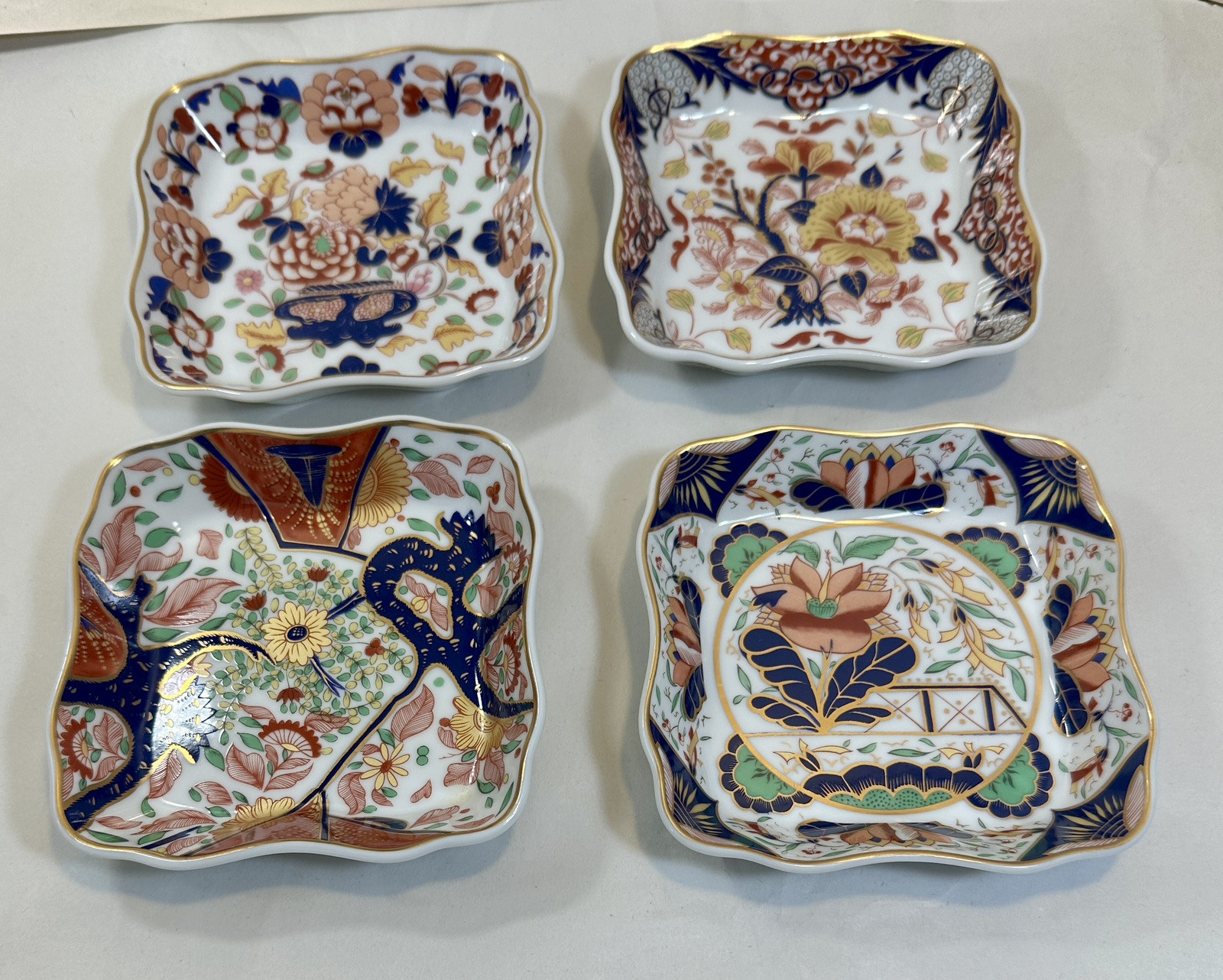 Set of 4 Andrea by Sadek Imari Sweet Meat Trays - Unboxed, Unused - 4-1/2" - Image 6