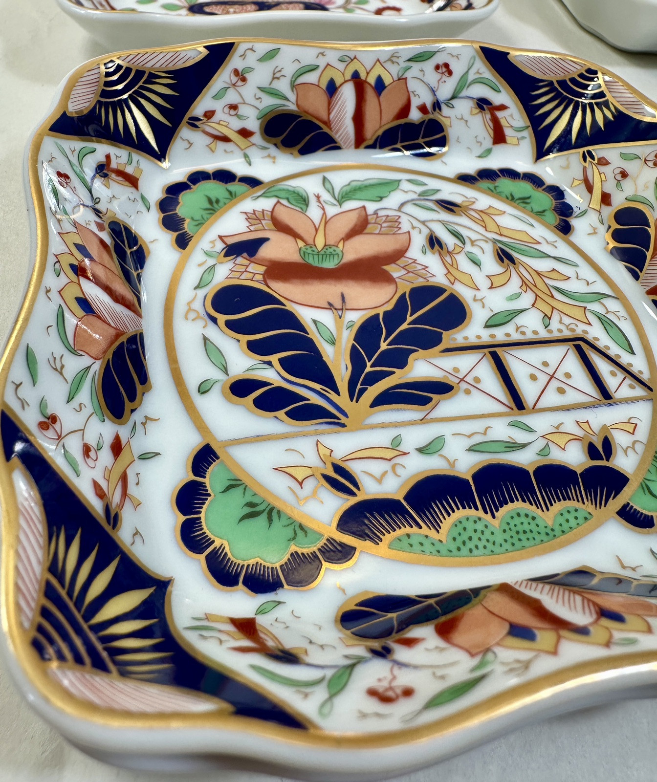 Set of 4 Andrea by Sadek Imari Sweet Meat Trays - Unboxed, Unused - 4-1/2" - Image 9