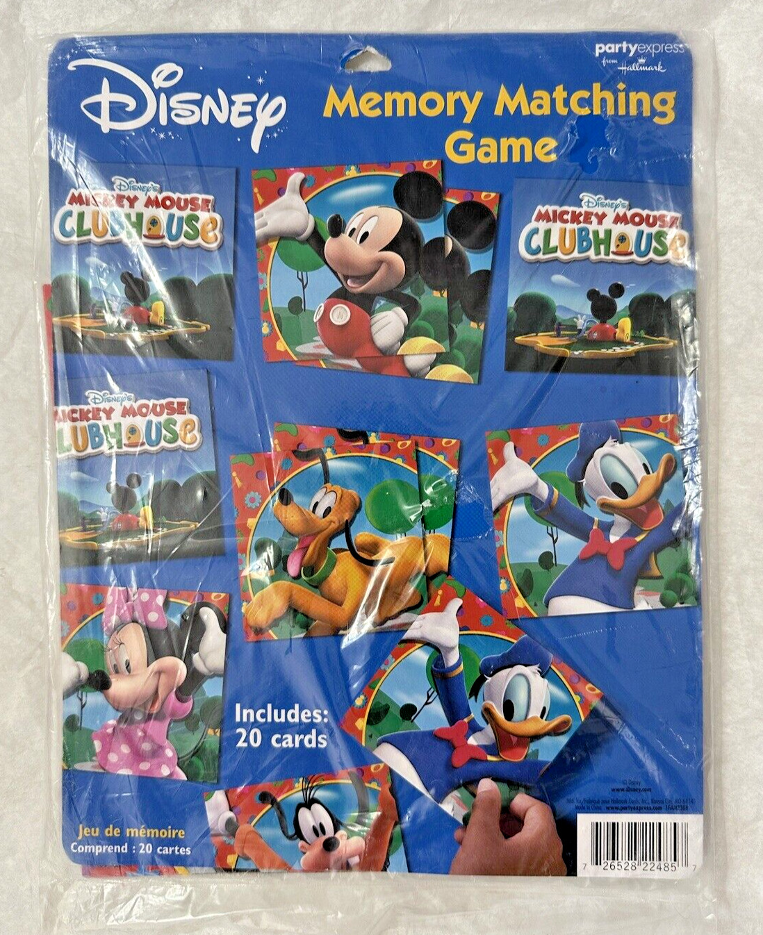 Disney Memory Matching Game - Mickey Mouse Clubhouse - Hallmark Party Express