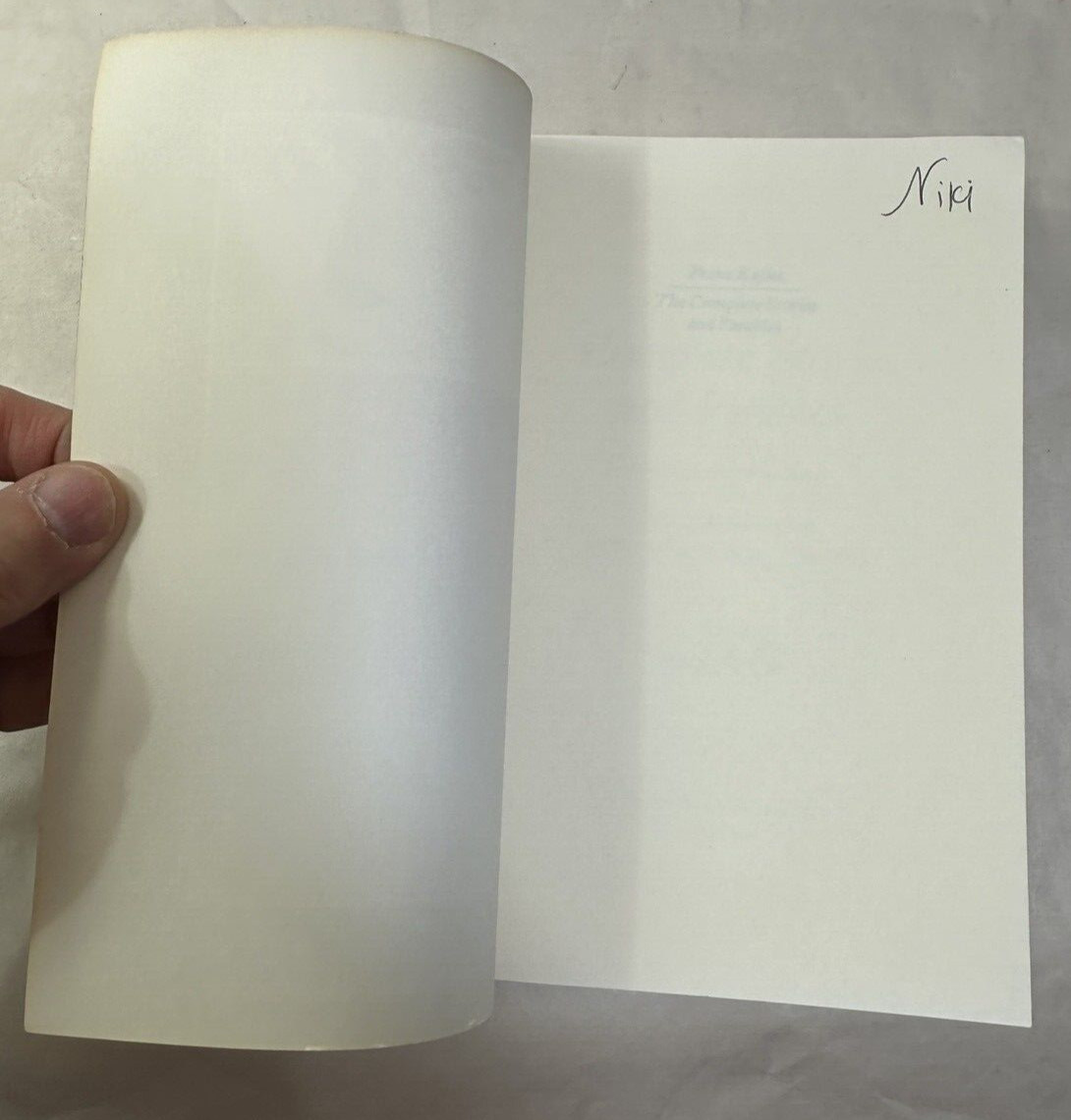 Franz Kafka- The Complete Stories and Parables Paperback 1983 - Joyce Carol Oats - Image 1