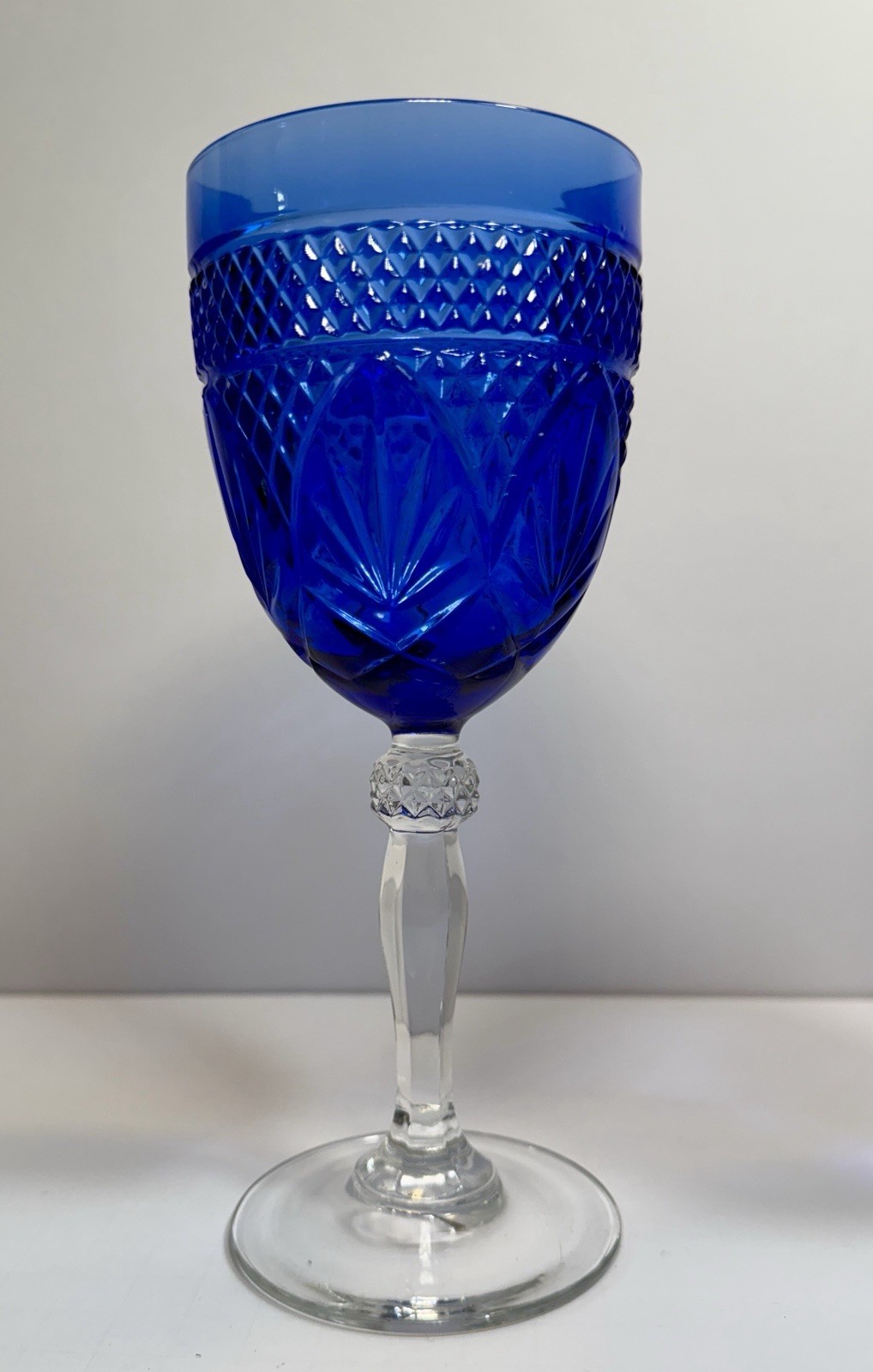 Set of 2 Cobalt Blue by CRISTAL D'ARQUES-DURAND Water Goblets - NWOT - Image 2