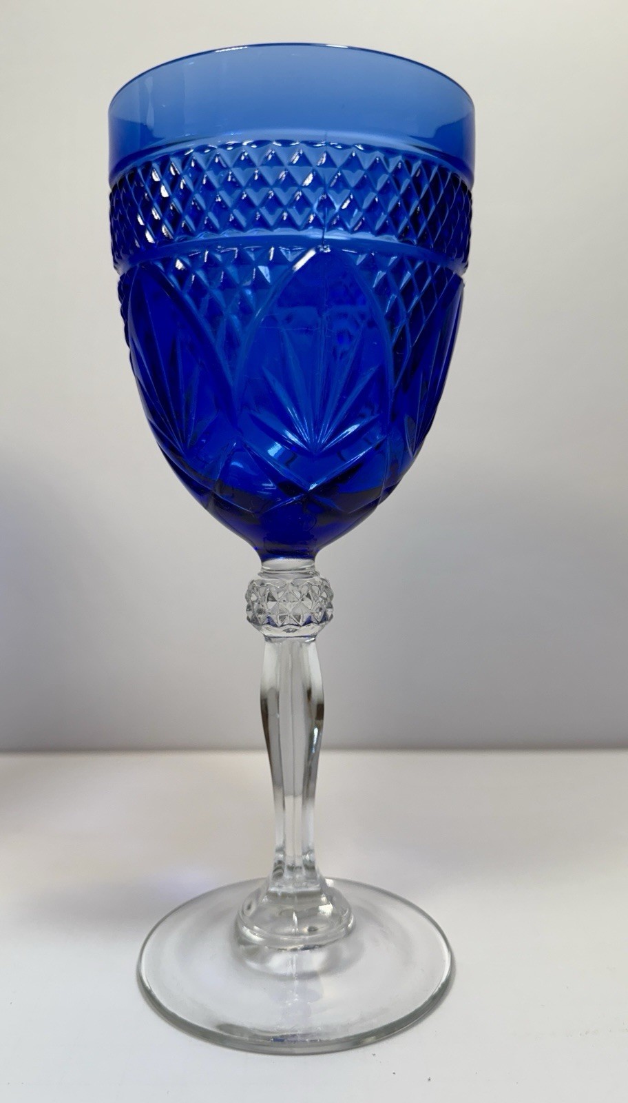 Set of 2 Cobalt Blue by CRISTAL D'ARQUES-DURAND Water Goblets - NWOT - Image 3