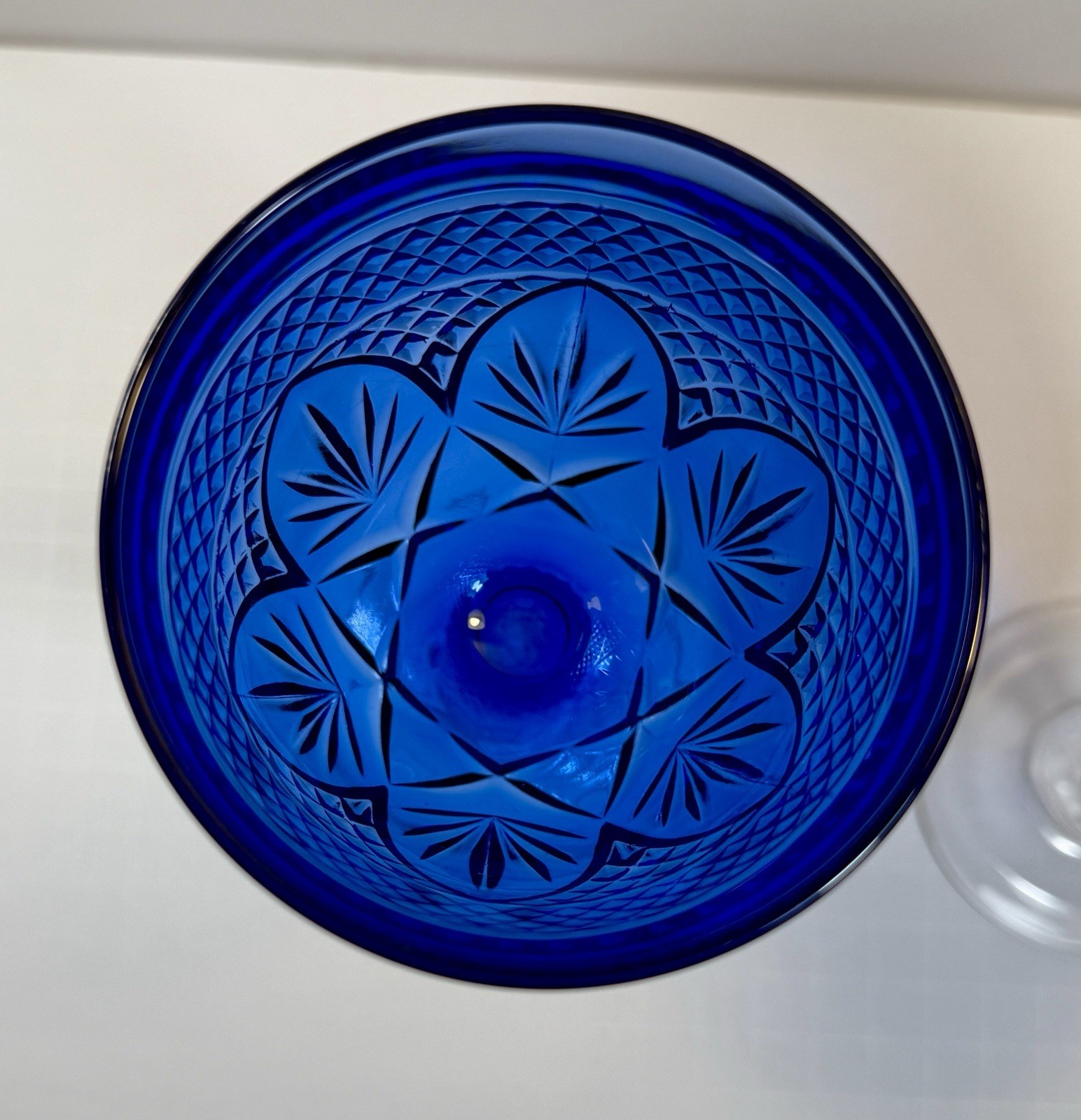 Set of 2 Cobalt Blue by CRISTAL D'ARQUES-DURAND Water Goblets - NWOT - Image 4