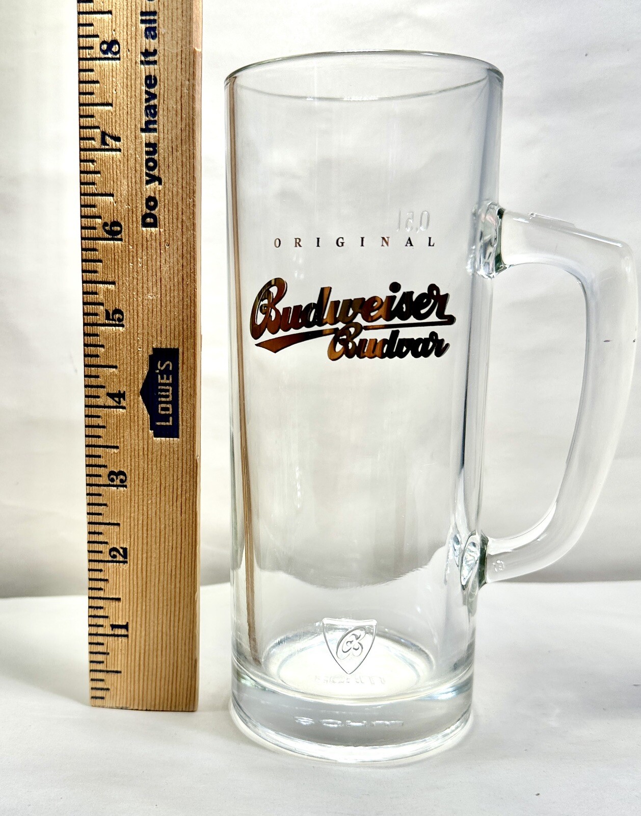 Budweiser-Budvar Czech Beer Glass Circa 1980s - 17 ounces - Image 1