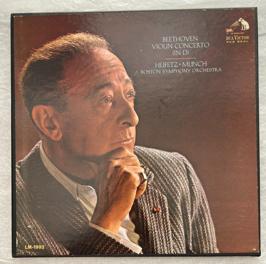 HEIFETZ Beethoven Violin Concerto In D RCA VICTOR LM-1992 - Image 1