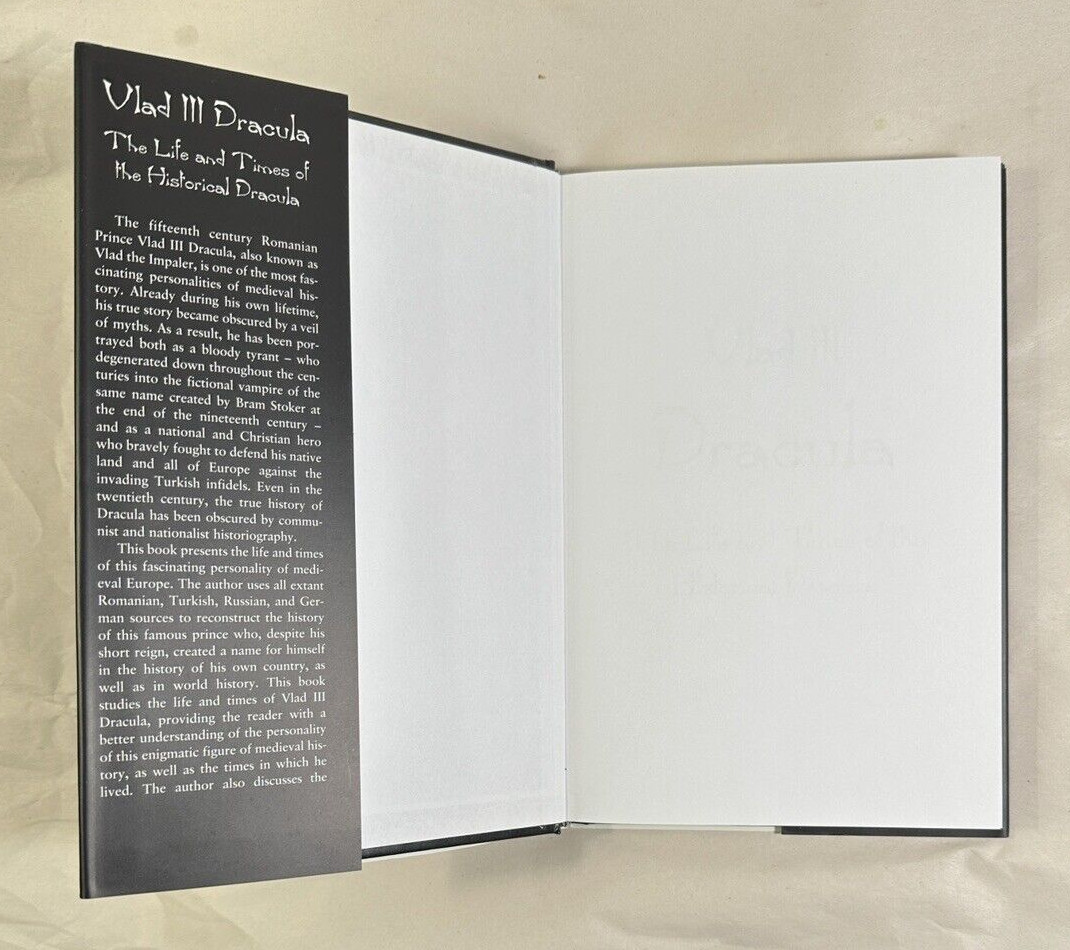 Kurt Treptow Vlad III Dracula: The Life and Times of the Historical Dracula HCDJ - Image 1