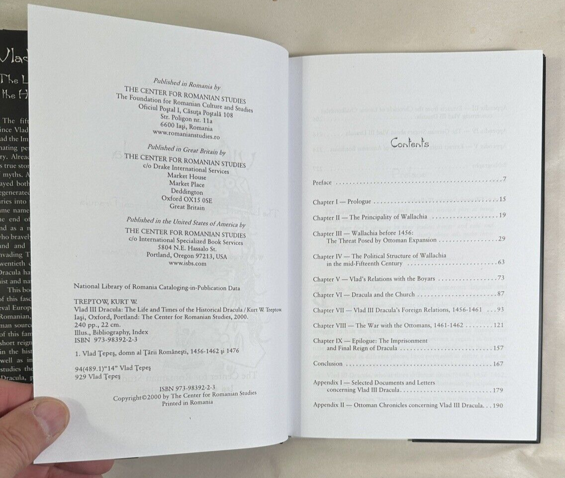 Kurt Treptow Vlad III Dracula: The Life and Times of the Historical Dracula HCDJ - Image 3