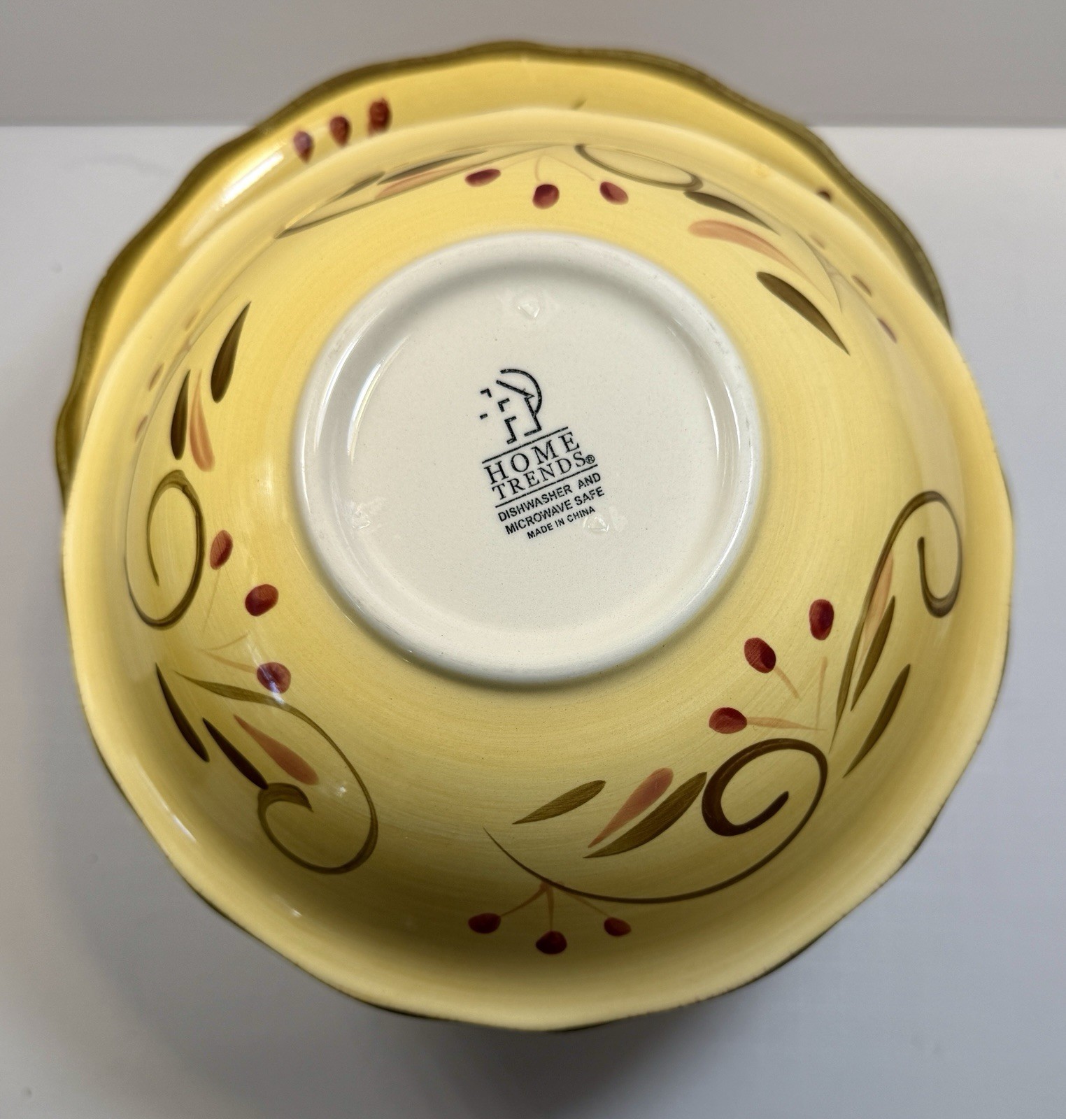 Set of 2 Home Trends Italian Villa Salad / Soup Bowls - 8-1/8" - Image 5