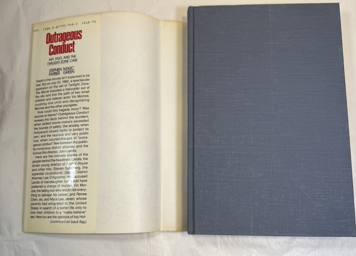 Outrageous Conduct: Art Ego Twilight Zone Case S. Farber & M. Green 1988 1ST Ed. - Image 2