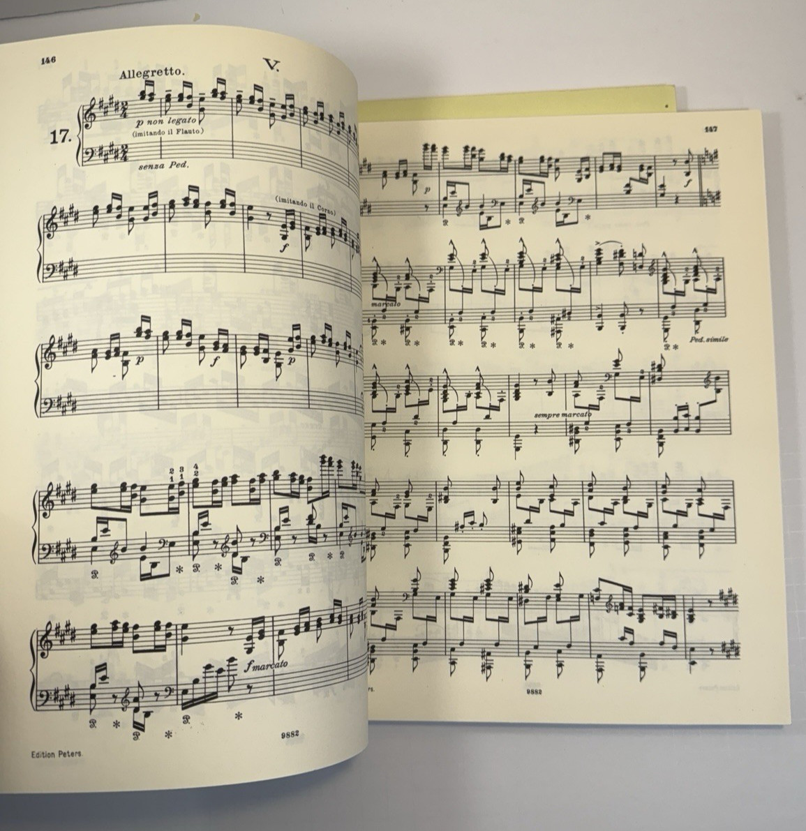 Liszt Klavierwerke - ETUDES - Band III / IV - Peters 3600c / 3600d - UNUSED - Image 5