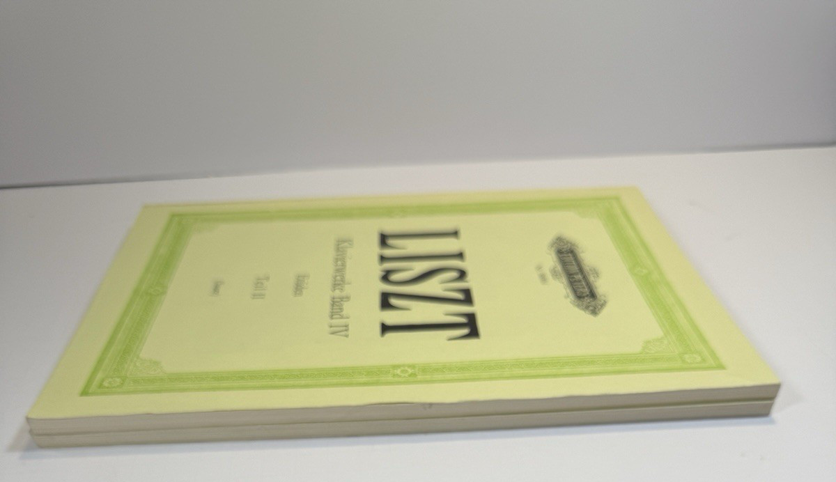 Liszt Klavierwerke - ETUDES - Band III / IV - Peters 3600c / 3600d - UNUSED - Image 7
