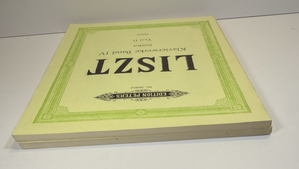 Liszt Klavierwerke - ETUDES - Band III / IV - Peters 3600c / 3600d - UNUSED - Image 8