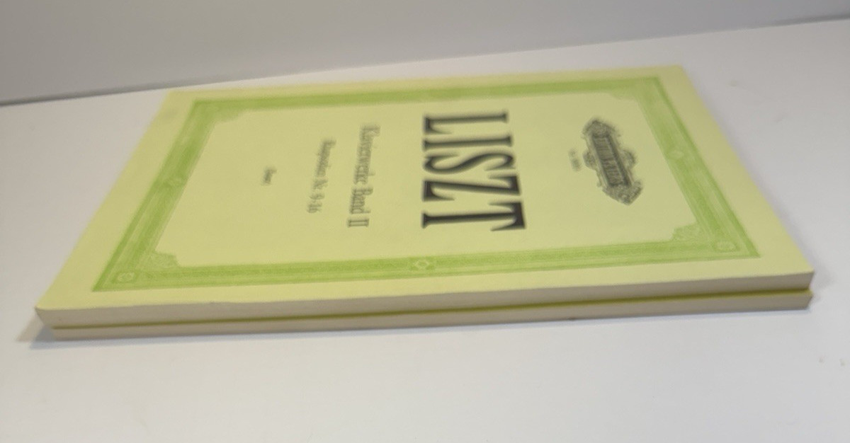 Liszt Klavierwerke - RHAPSODIES - Band I / II - Peters 3600a / 3600b - UNUSED - Image 9