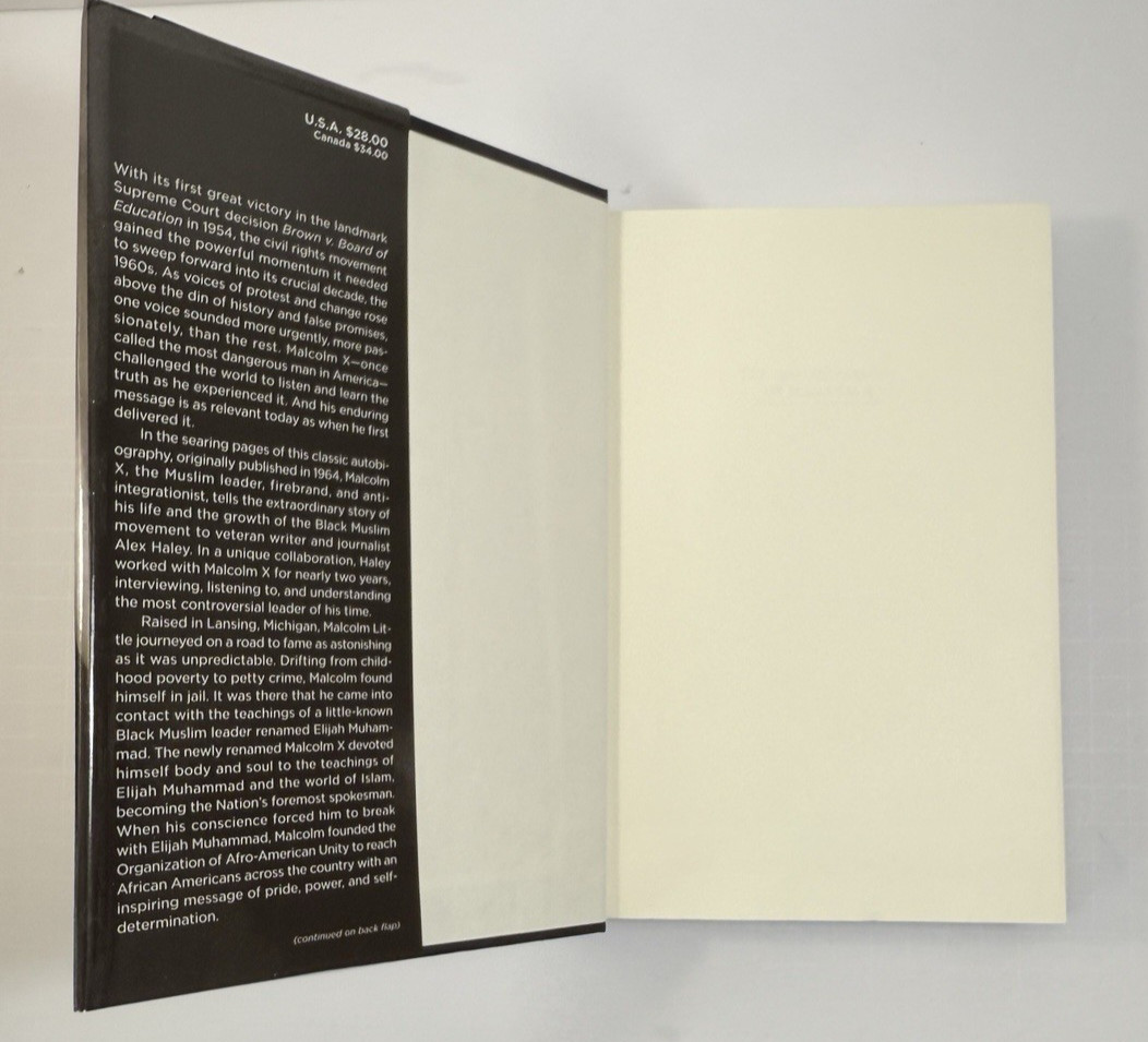 The Autobiography of Malcolm X as told by Alex Haley - HCDJ - Immaculate - Image 1