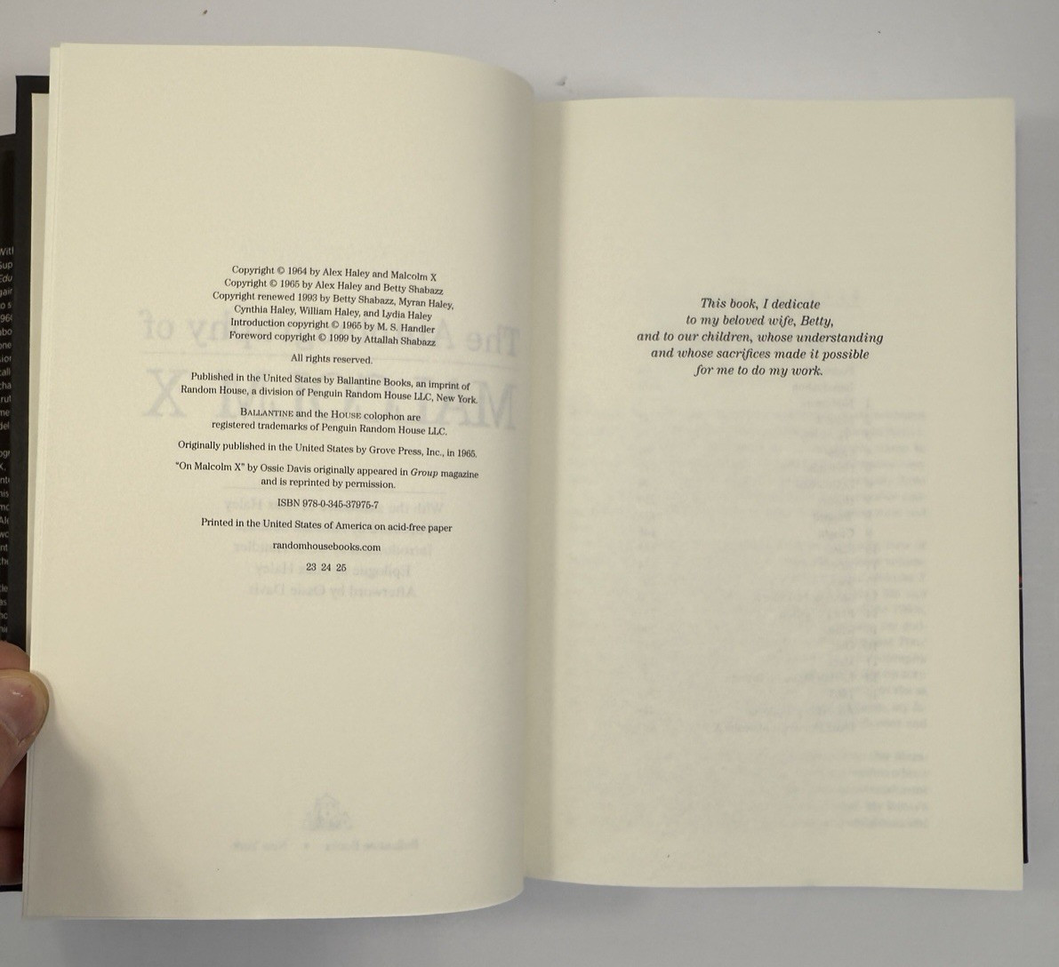 The Autobiography of Malcolm X as told by Alex Haley - HCDJ - Immaculate - Image 3