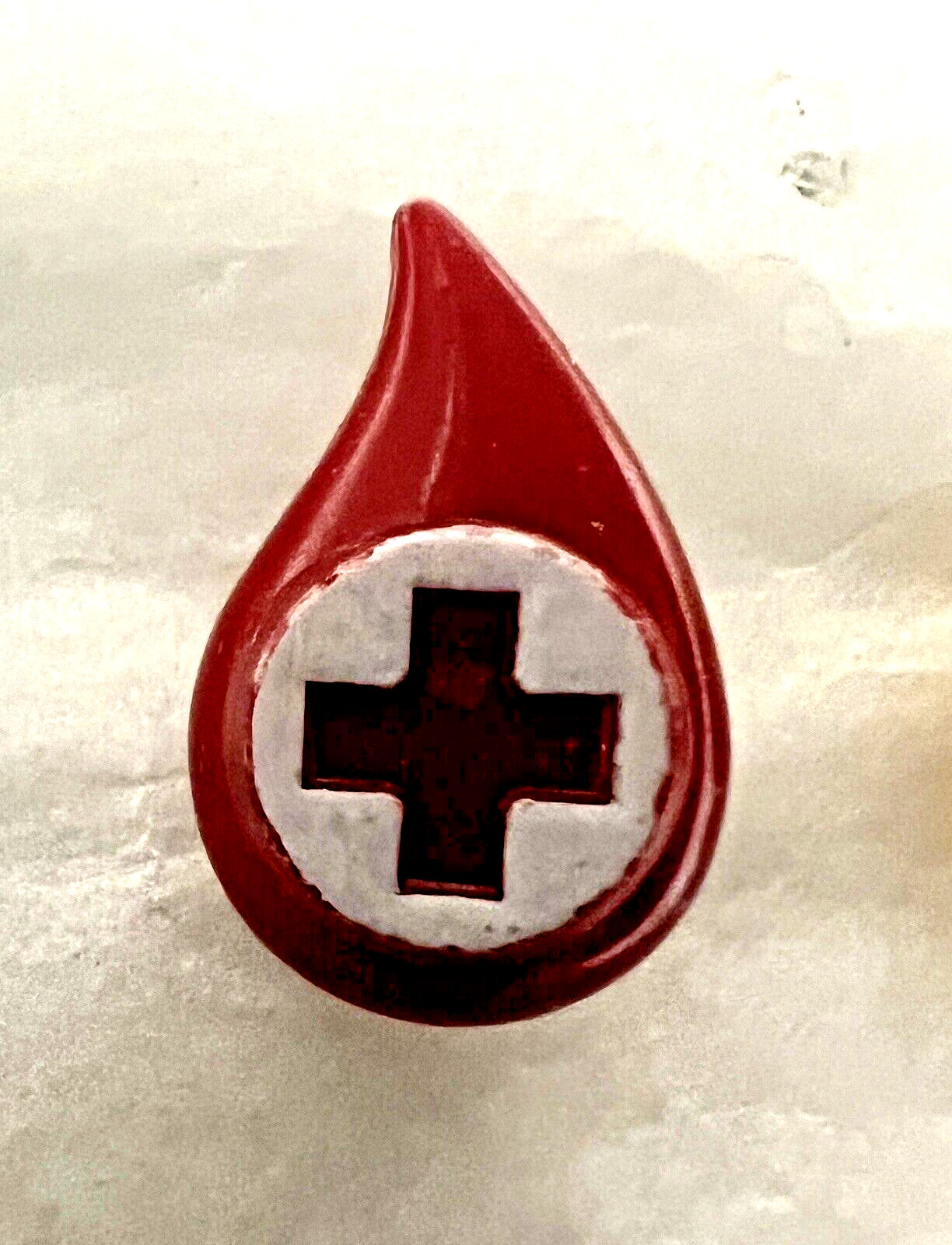 Three American Red Cross Blood Donor Pins - Image 1