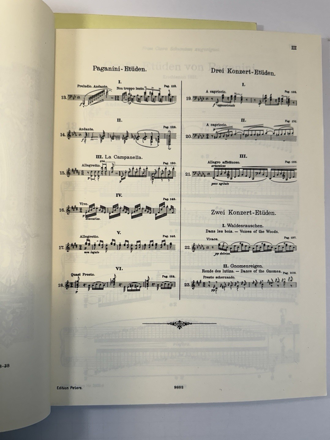 Liszt Klavierwerke - ETUDES - Band III / IV - Peters 3600c / 3600d - UNUSED - Image 4