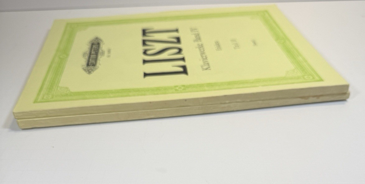 Liszt Klavierwerke - ETUDES - Band III / IV - Peters 3600c / 3600d - UNUSED - Image 9