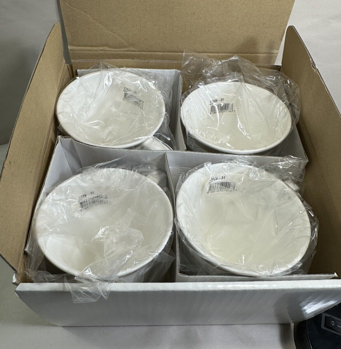 Set of Four Sasaki Beechwood Gold 5" Mugs - New in Box - 17029-31 - Image 1