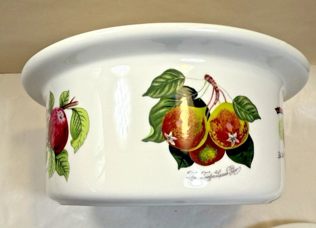 Portmeirion Lidded Casserole Dish Serving Bowl Round 8-3/4" - NOS - Image 8