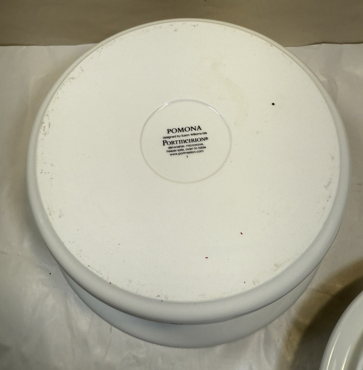 Portmeirion Lidded Casserole Dish Serving Bowl Round 8-3/4" - NOS - Image 10