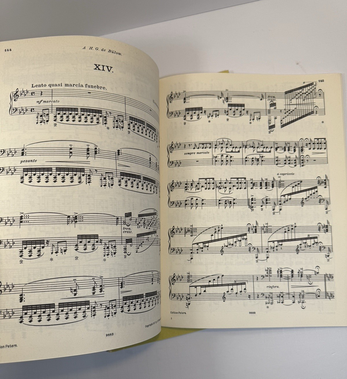 Liszt Klavierwerke - RHAPSODIES - Band I / II - Peters 3600a / 3600b - UNUSED - Image 6