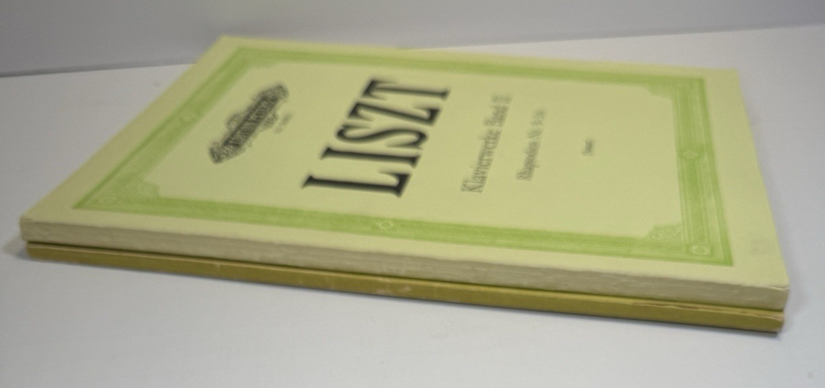 Liszt Klavierwerke - RHAPSODIES - Band I / II - Peters 3600a / 3600b - UNUSED - Image 7