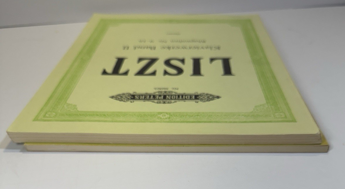 Liszt Klavierwerke - RHAPSODIES - Band I / II - Peters 3600a / 3600b - UNUSED - Image 8