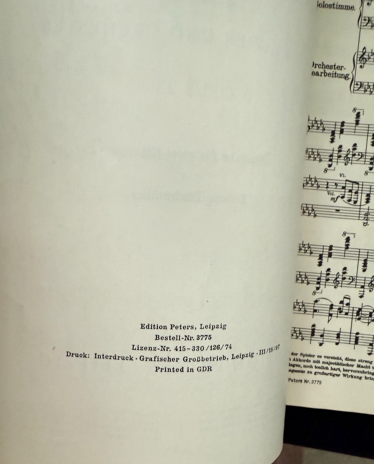 Tchaikovsky Piano Concerto No. 1 Peters Edition 3775 - Leipzig GDR - Immaculate - Image 2