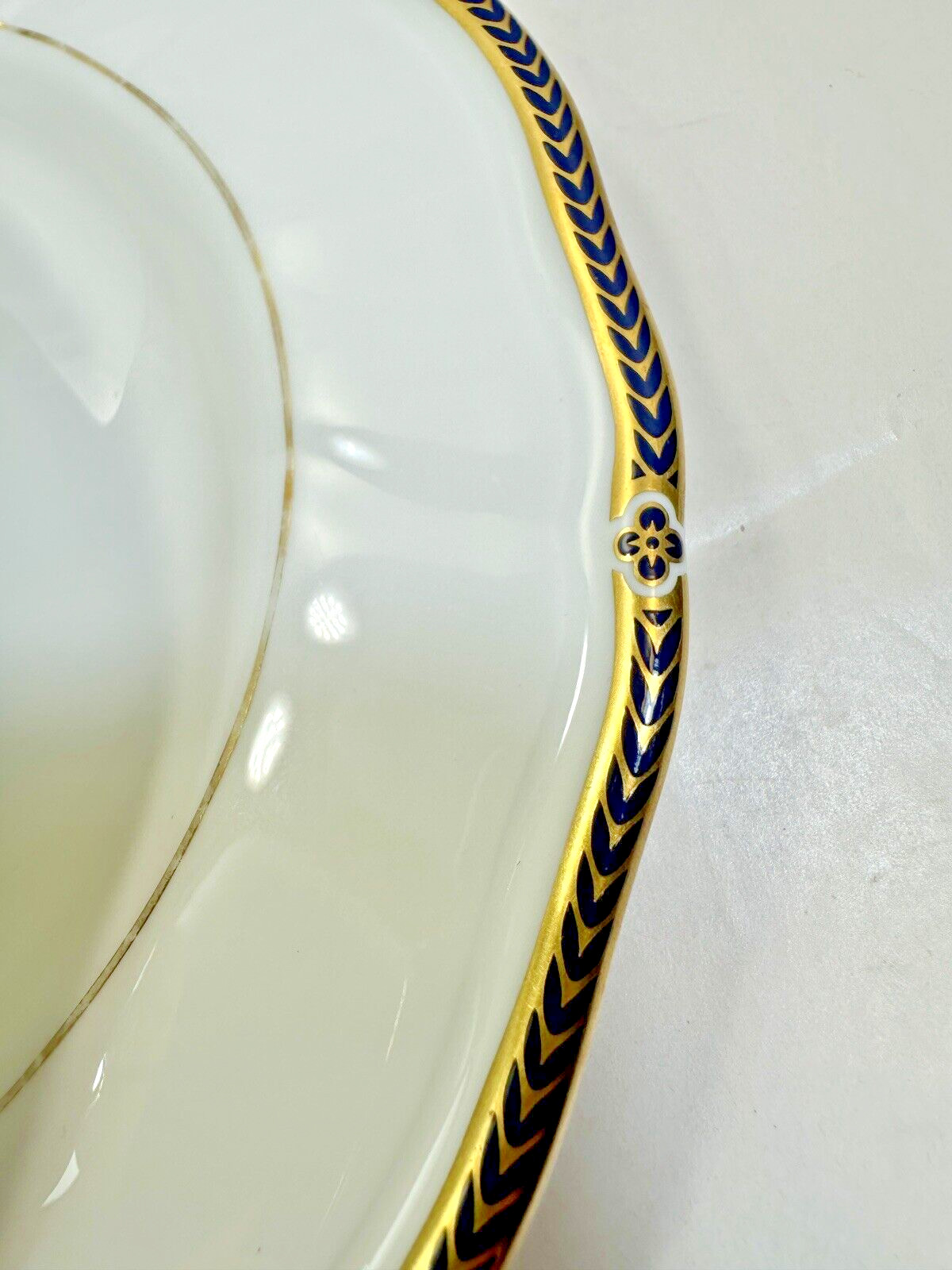 Two (2) Wedgwood Royal Lapis Salad Plates - 8" - Image 7