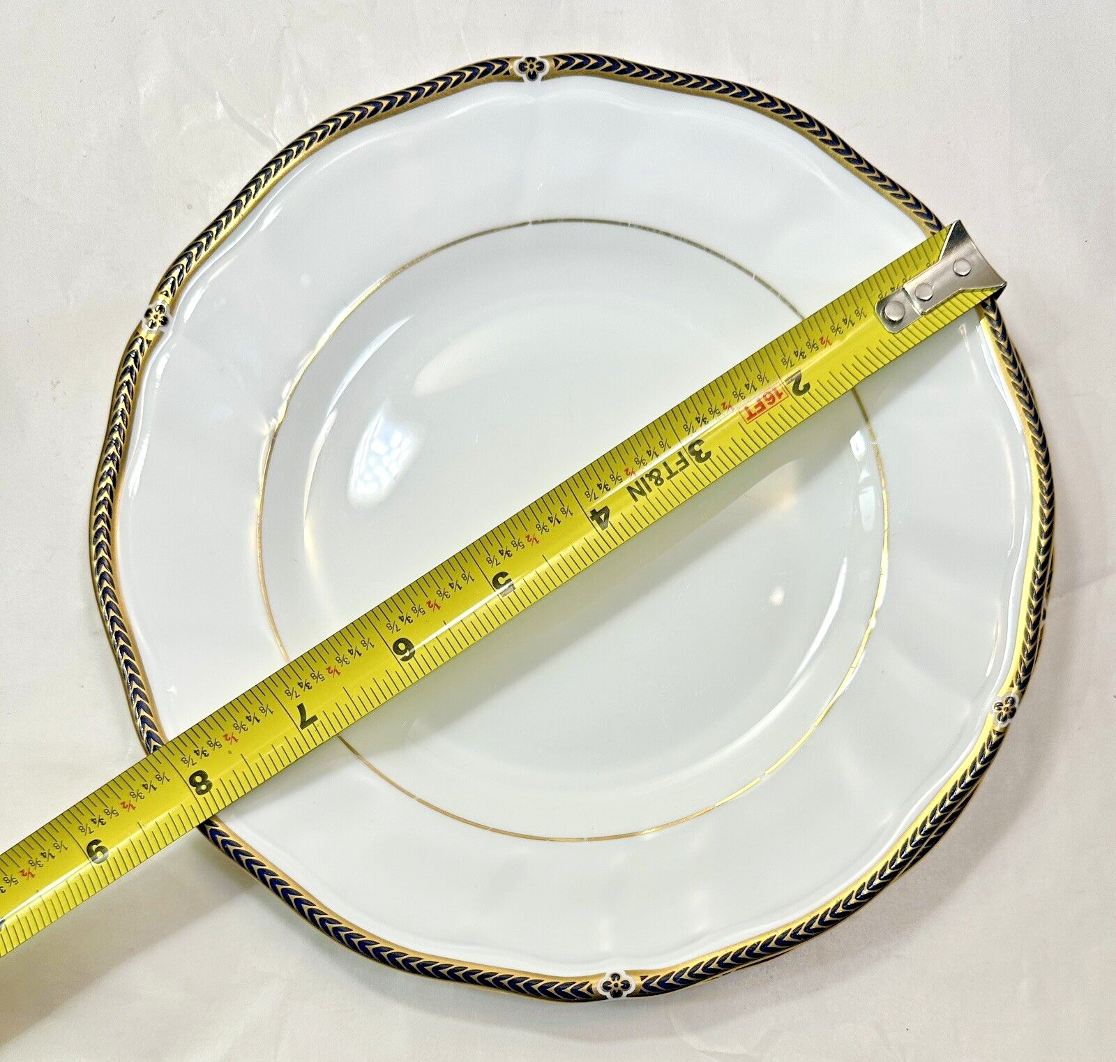 Two (2) Wedgwood Royal Lapis Salad Plates - 8" - Image 8