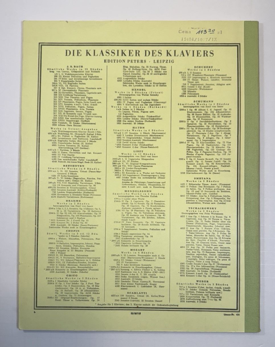 JS Bach - Sämtliche Toccaten - Urtext - Peters Edition 4665 - Keller - UNUSED - Image 10