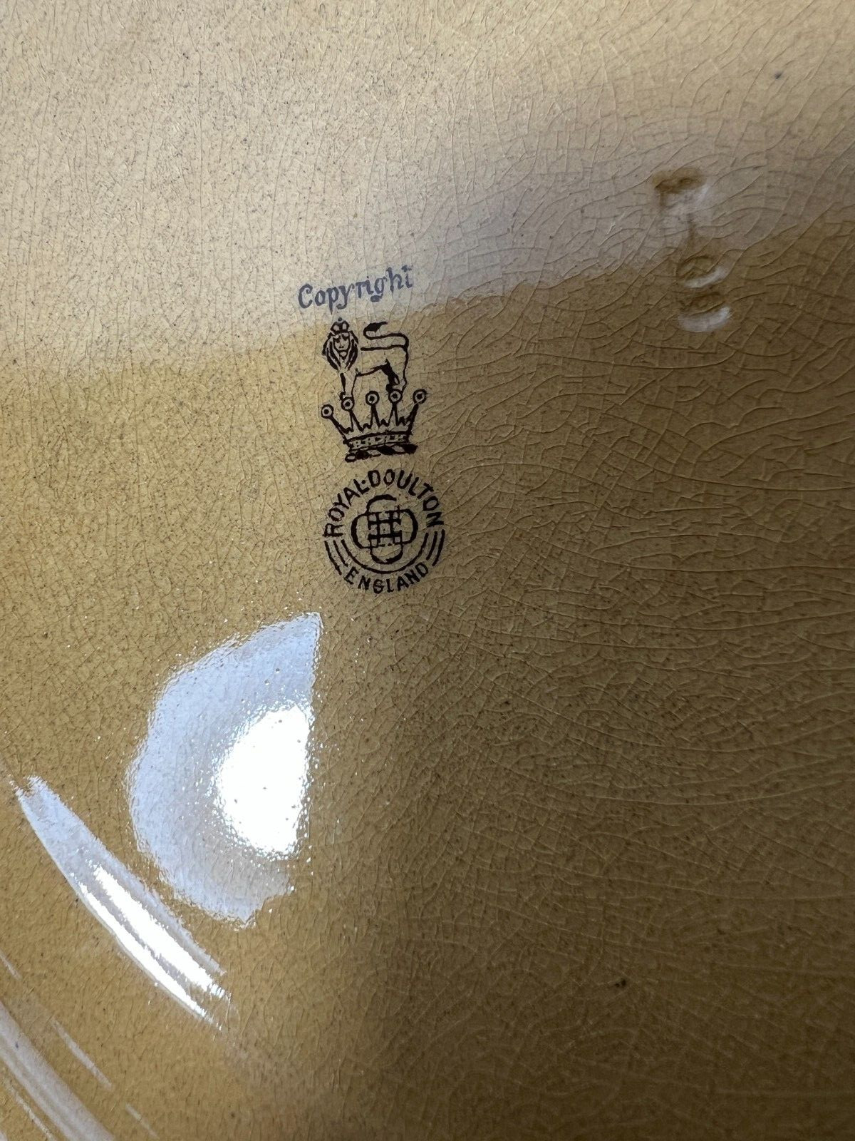 Antique Royal Doulton Venice Gondolier Plate - 10 1/4" - Manufactured 1908 - Image 1