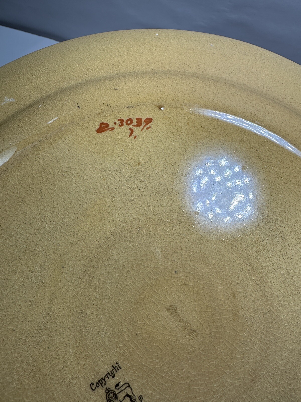 Antique Royal Doulton Venice Gondolier Plate - 10 1/4" - Manufactured 1908 - Image 2