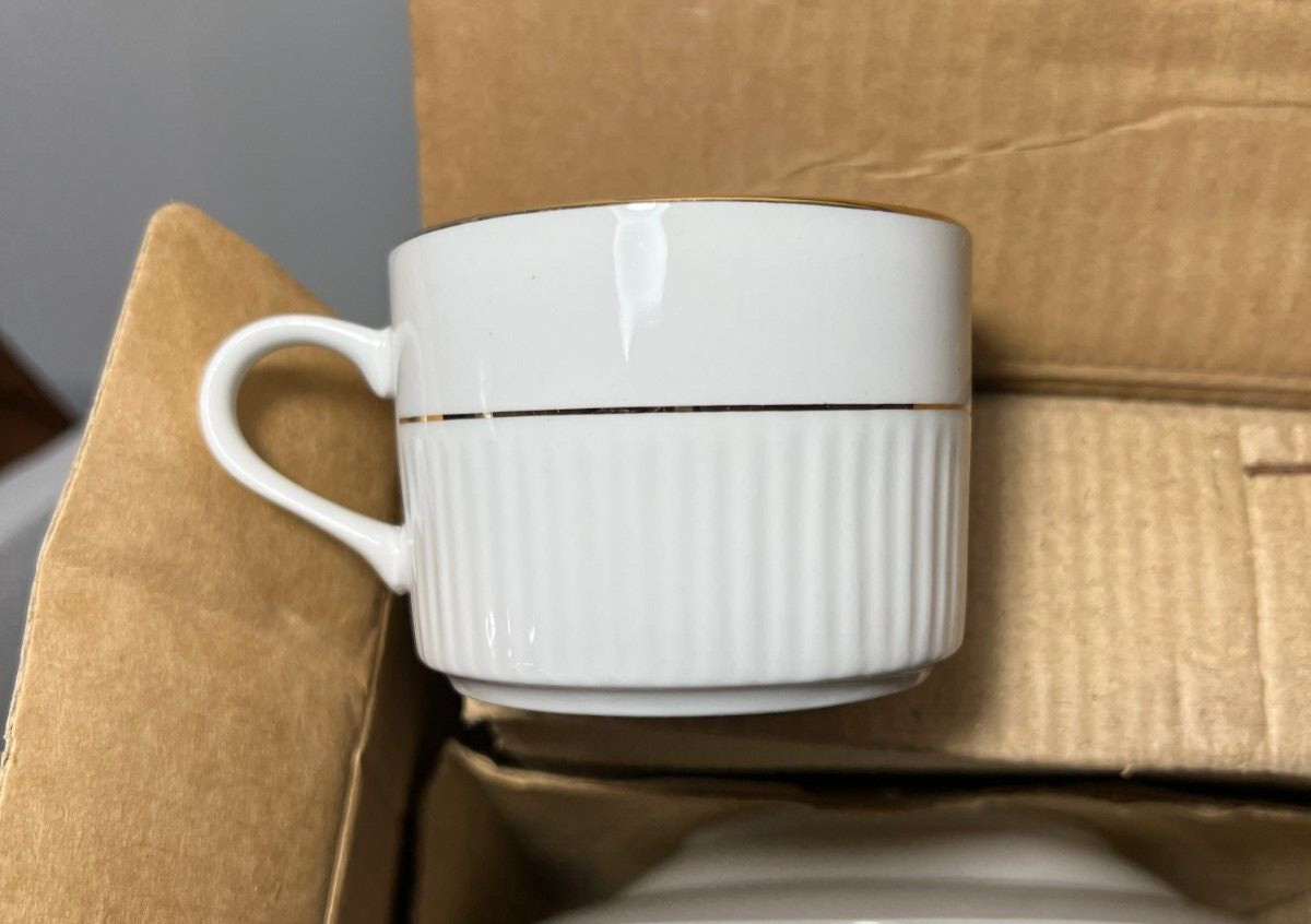 Gibson Black Tie Fine China Service for Four -- New in Box - Image 5