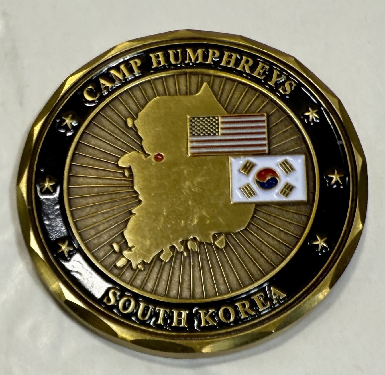 Camp Humphreys 8th Army South Korea Challenge Coin - Image 2