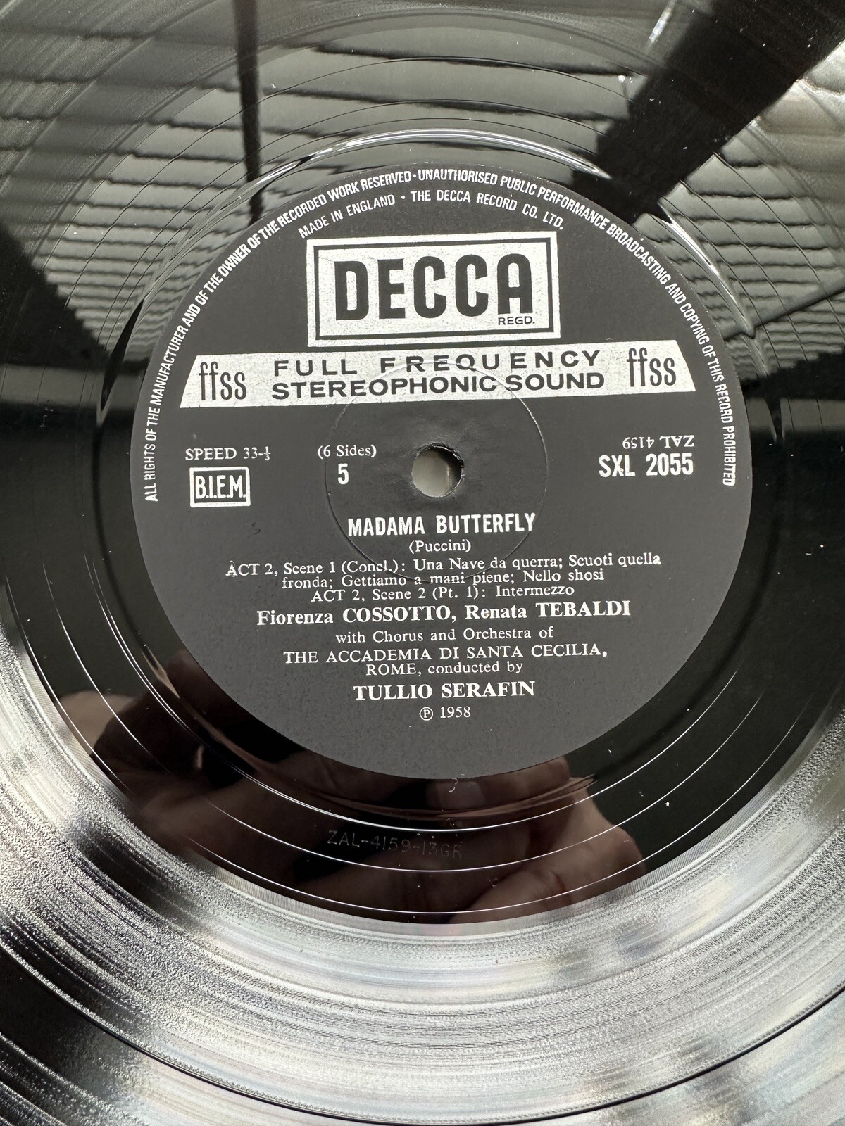 Puccini: Madame Butterfly - Tebaldi, Bergonzi, Serafin - DECCA SXL 2054-6  UK - Image 12