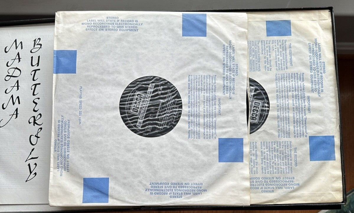 Puccini: Madame Butterfly - Tebaldi, Bergonzi, Serafin - DECCA SXL 2054-6  UK - Image 2