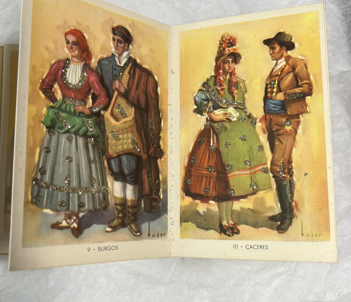Trajes Tipicos Españoles - Notebook of 50 Postcards - Video - Image 19