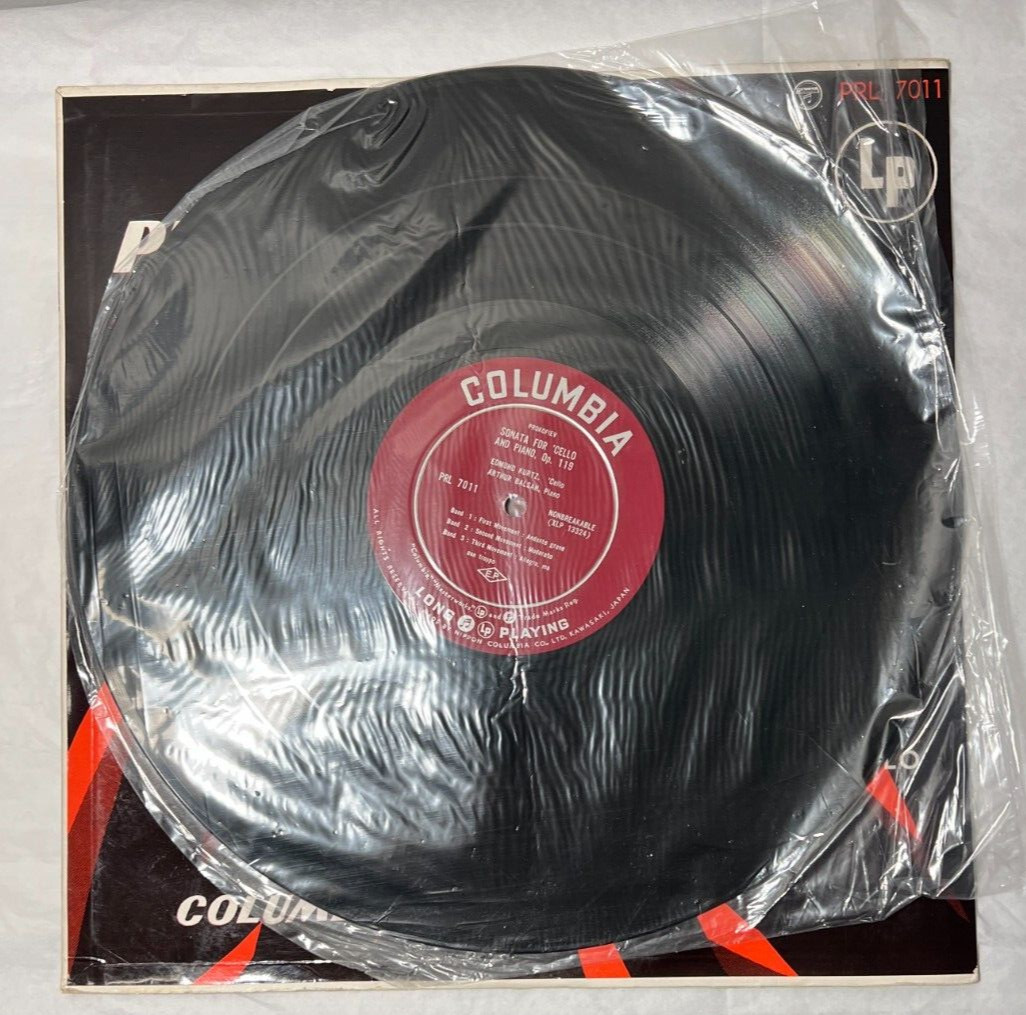 EDMUND KURTZ cello - PROKOFIEV & KODALY Sonatas w/ Balsam - COLUMBIA PRL 7011 - Image 3
