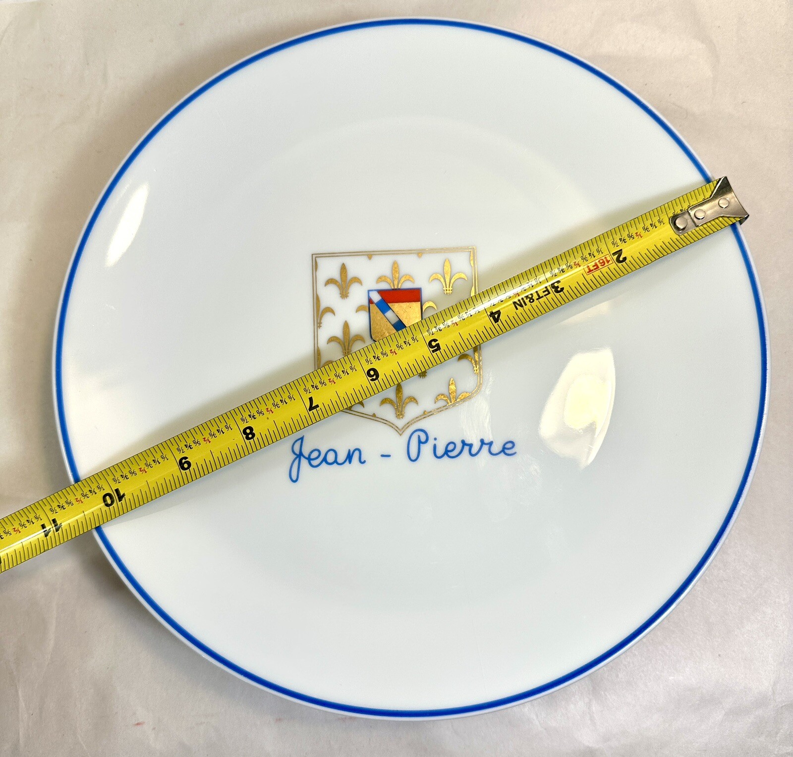 Set of 4 Porcelaine Lafarge Limoges France Jean-Pierre 10.5” Dinner Plates - Image 3