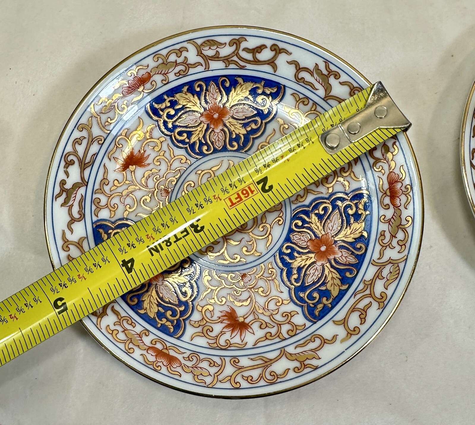 Set of Six (6) Vintage Japanese Fukusen Original Imari Demitasse Cups & Saucers - Image 7