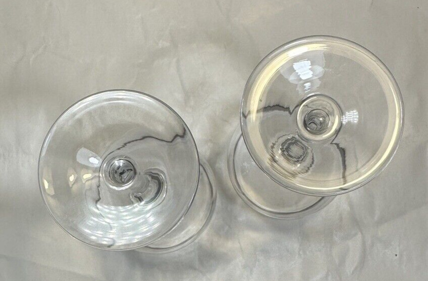 Set of 2 Lenox WEATHERLY Wine Glasses Goblets Platinum Trim 7" - Vintage 1970s - Image 6