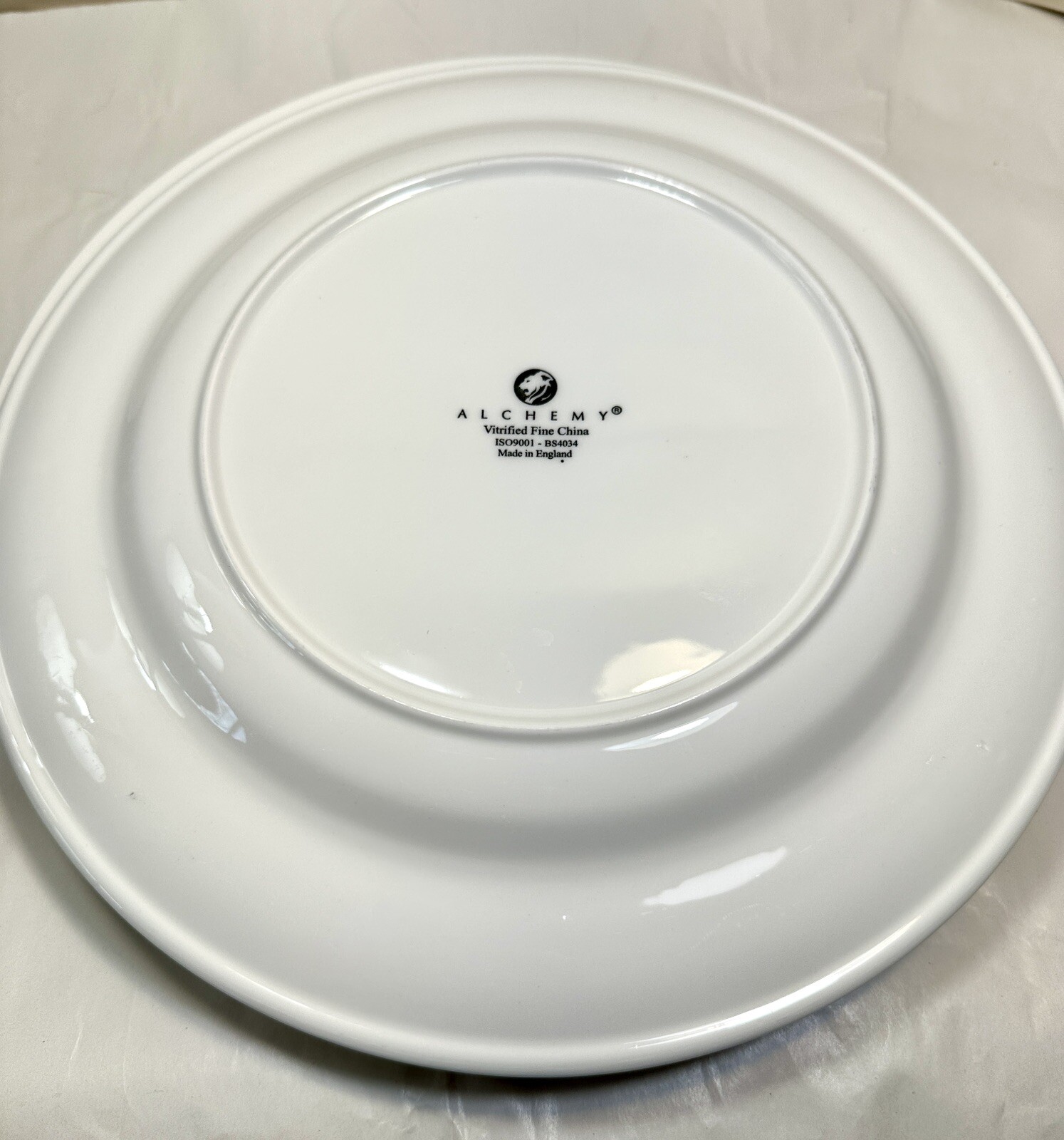 Set of Four (4) Churchill Fine Vitrified ALCHEMY BS4034 Dinner Plates 10.5" - Image 5
