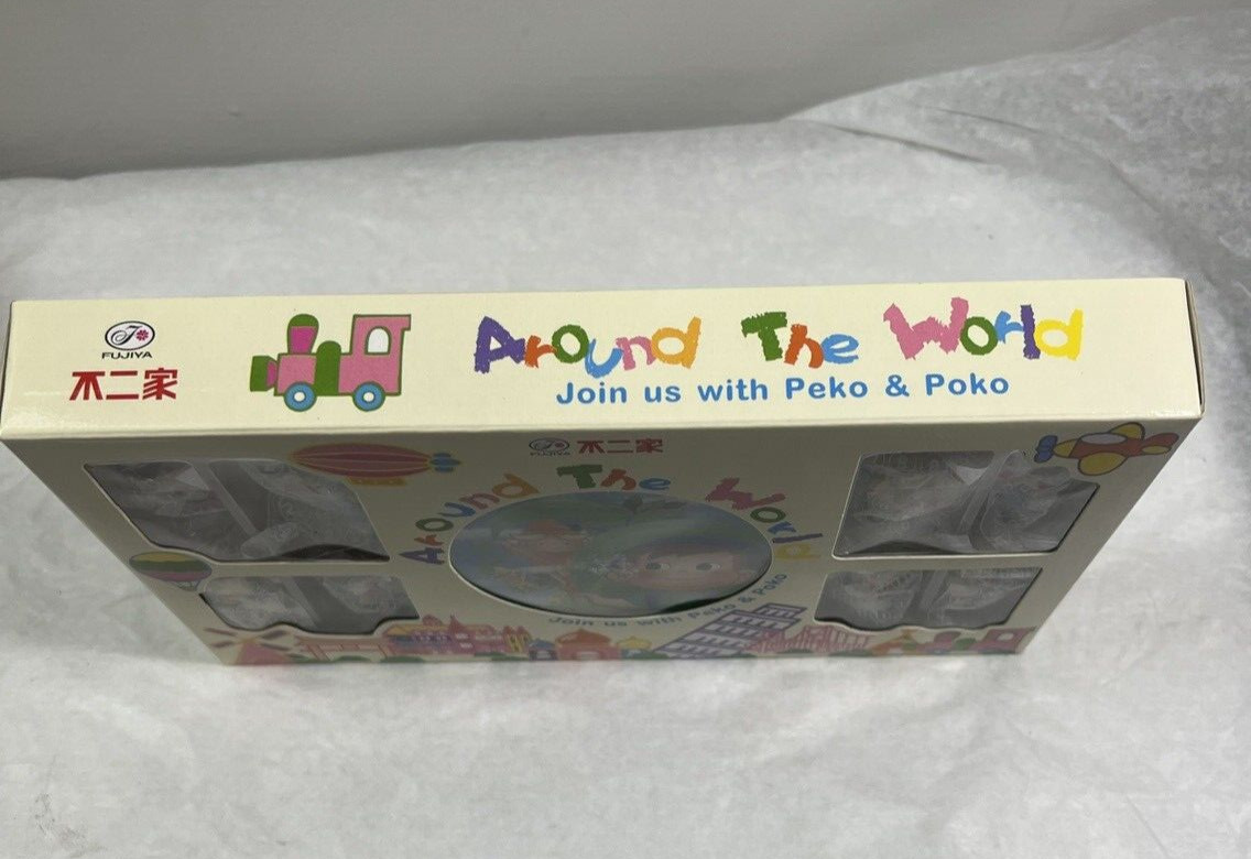 Around the World - Join us With Peko and Poko - New in Box - From Japan - Fujiya - Image 3
