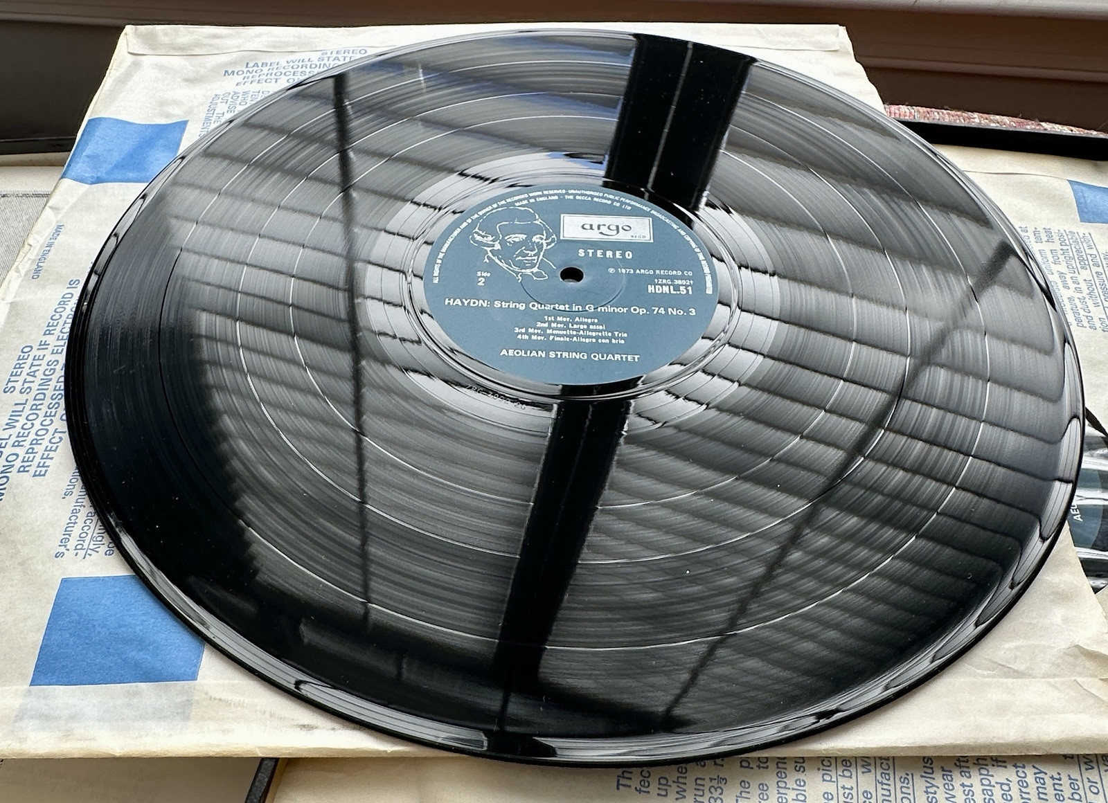 HAYDN String Quartets Vol. 9 - Op. 71 and 74 - Aeolian Quartet - Argo HDNL 49-51 - Image 3